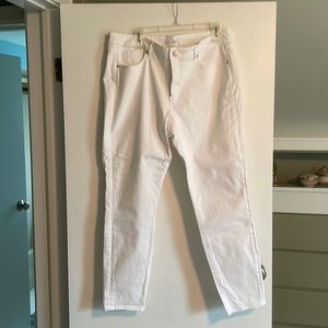 Loft white jeans.